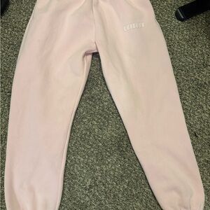 White Fox Boutique Light Pink Joggers